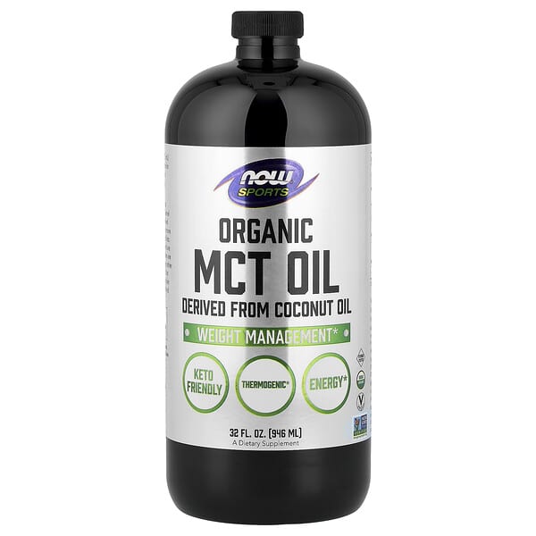 NOW Foods, Sports, Organic MCT Oil, 32 fl oz (946 ml)