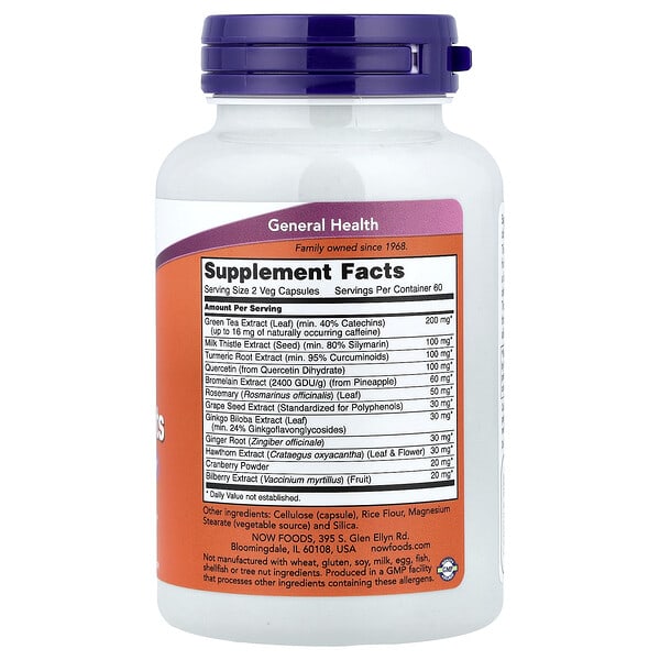 Alternative view of NOW Foods, Super Antioxidants, 120 Veg Capsules