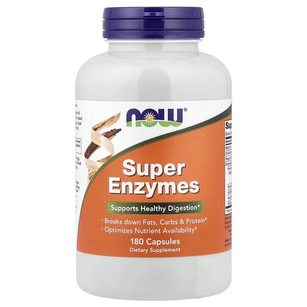 NOW Foods, Super Enzymes, 180 Capsules