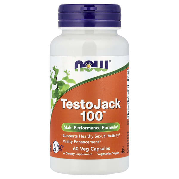 NOW Foods, TestoJack 100™, 60 Veg Capsules