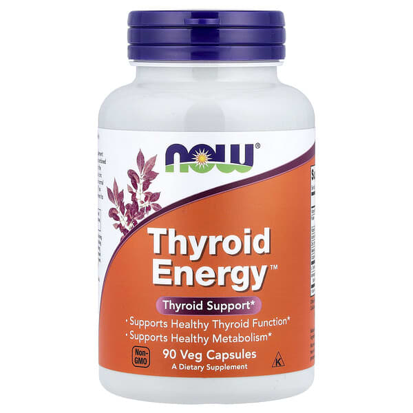 NOW Foods, Thyroid Energy™, 90 Veg Capsules