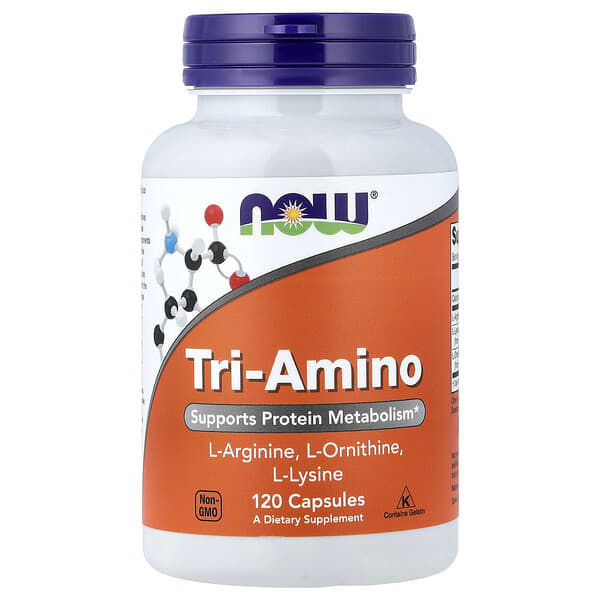 NOW Foods, Tri-Amino, 120 Capsules
