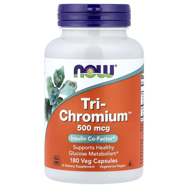 NOW Foods, Tri-Chromium™, 180 Veg Capsules