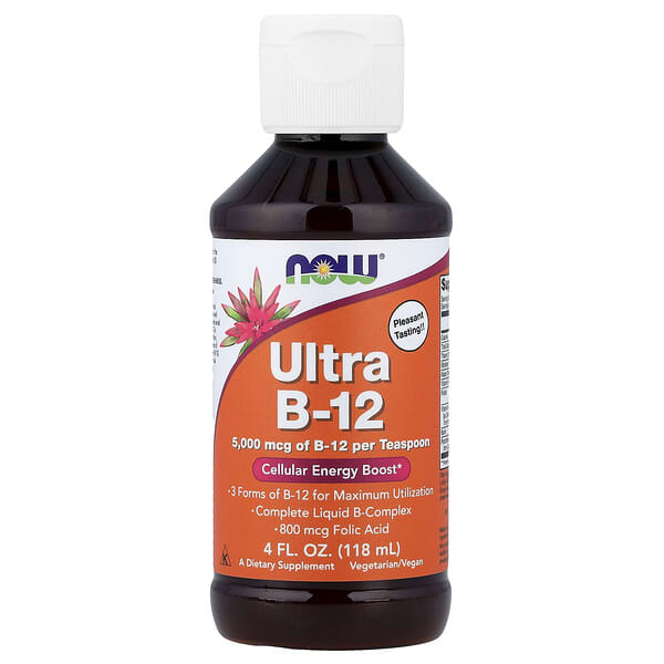 NOW Foods, Ultra B-12, 4 fl oz (118 ml) 4 NOW Foods, Ultra B-12, 4 fl oz (118 ml)