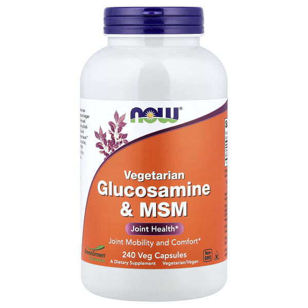 NOW Foods, Vegetarian Glucosamine & MSM, 240 Veg Capsules