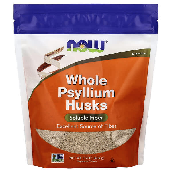NOW Foods, Whole Psyllium Husks, 16 oz (454 g)