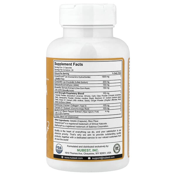 Alternative view of NuBest, Joint Xtra, 90 Capsules