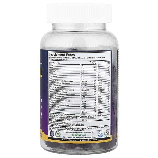 Alternative view of NuBest, Nubest Tall® Gummies, Mixed Berry, 60 Gummies