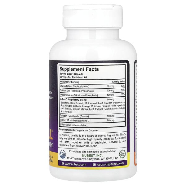 Alternative view of NuBest, Tall® 10+, Teens Powerful Growth, 60 Capsules