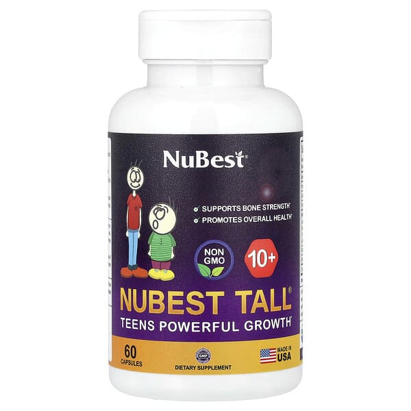 NuBest, Tall® 10+, Teens Powerful Growth, 60 Capsules
