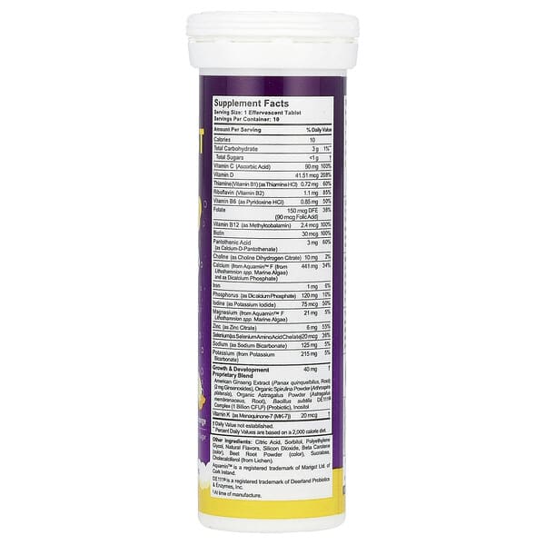 Alternative view of NuBest, Tall® Fizzy, Orange, 10 Effervescent Tablets