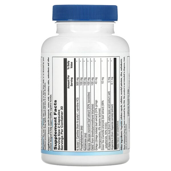Alternative view of Nutra BioGenesis, CogniFactors, 60 Vegetarian Capsules