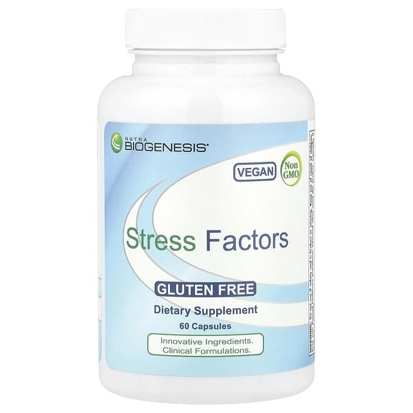 Nutra BioGenesis, Stress Factors, 60 Capsules