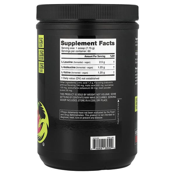 NutraBio, BCAA 5000, Dragonfruit Candy, 1.03 lb (465 g) 2 NutraBio, BCAA 5000, Dragonfruit Candy, 1.03 lb (465 g) - Ảnh 2