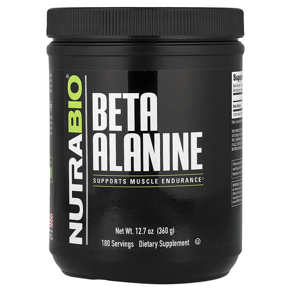 NutraBio, Beta Alanine, 12.7 oz (360 g) 4 NutraBio, Beta Alanine, 12.7 oz (360 g)