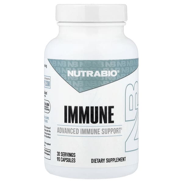 NutraBio, Immune, 90 Capsules