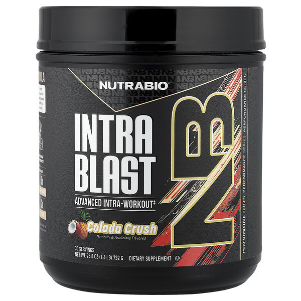 NutraBio, Intra Blast, Advanced Intra-Workout, Colada Crush, 1.6 lb (732 g)