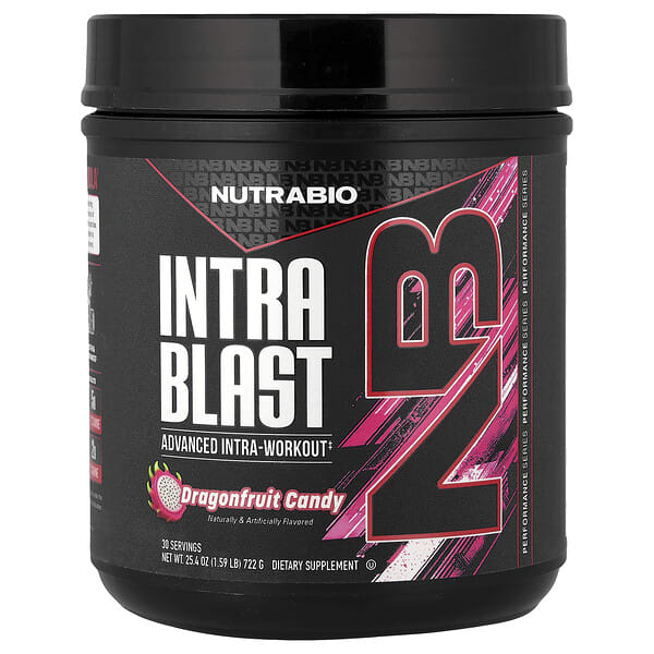 NutraBio, Intra Blast, Advanced Intra-Workout, Dragonfruit Candy, 1.59 lb (722 g)