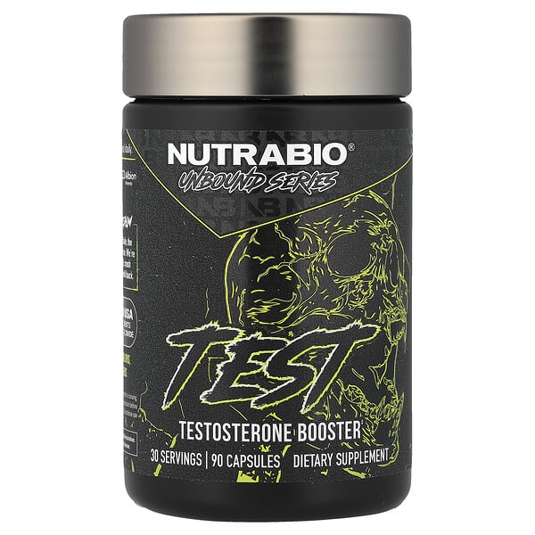 NutraBio, Test, Testosterone Booster, 90 Capsules 5 NutraBio, Test, Testosterone Booster, 90 Capsules