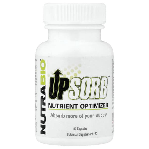 NutraBio, UpSorb™, 60 Capsules