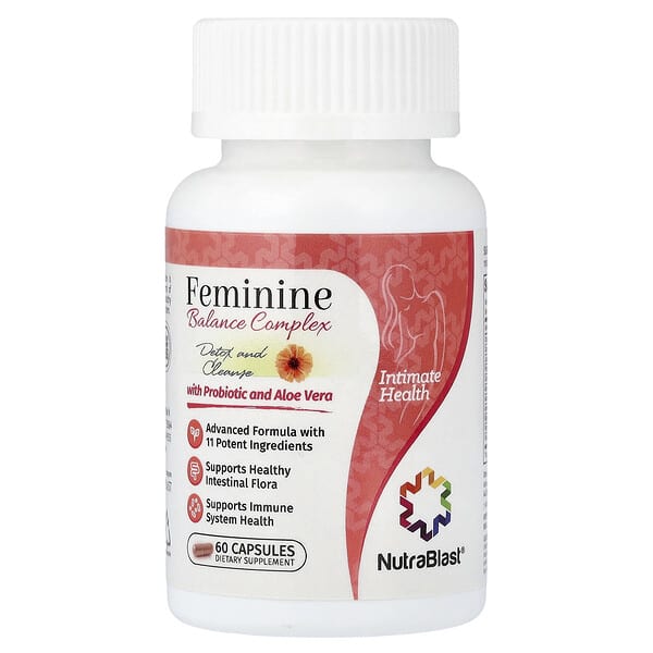 NutraBlast, Feminine Balance Complex, 60 Capsules