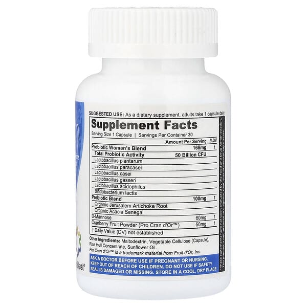 Alternative view of NutraBlast, Women's Probiotics, 30 Capsules