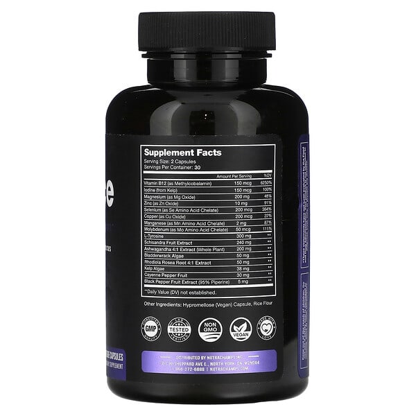 Alternative view of NutraChamps, Balance, 60 Veggie Capsules