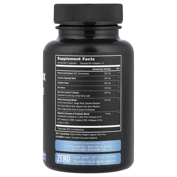 Alternative view of NutraChamps, Colon Detox & Cleanse, 28 Vegan Capsules