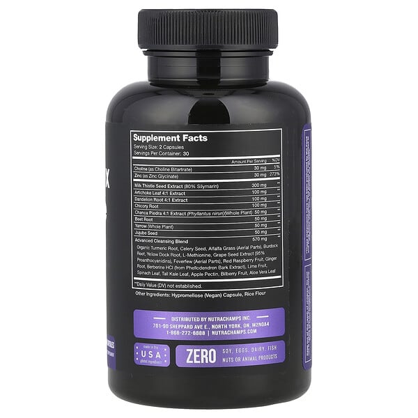 Alternative view of NutraChamps, Liver Detox & Cleanse, 60 Vegan Capsules