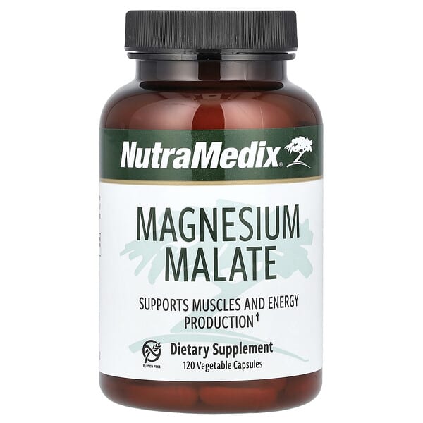 NutraMedix, Magnesium Malate, 120 Vegetable Capsules (100 mg per Capsule)