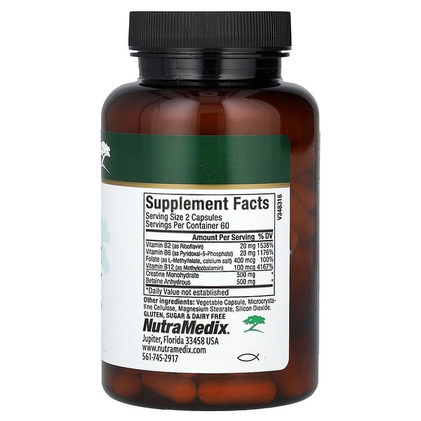 Alternative view of NutraMedix, Methyl Complete, 120 Vegetable Capsules