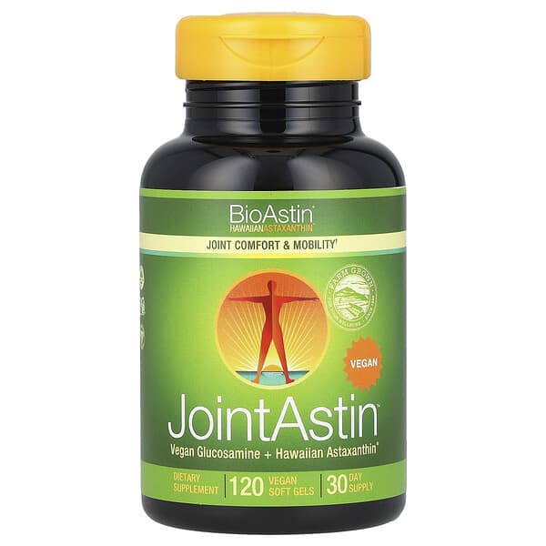 Nutrex Hawaii, BioAstin®, JointAstin™, Hawaiian Astaxanthin, 120 Vegan Soft Gels