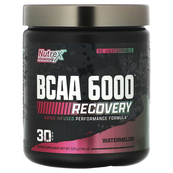 Nutrex Research, BCAA 6000, Recovery, Watermelon, 7.94 oz (225 g)