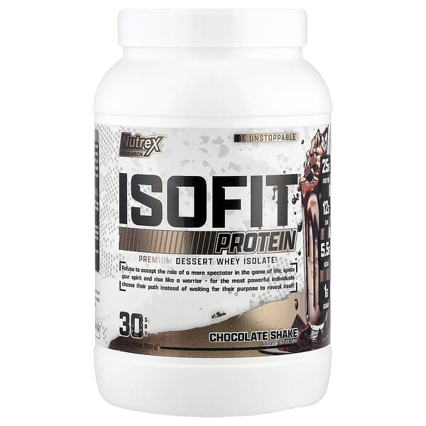 Nutrex Research, IsoFit® Protein, Chocolate Shake, 2.19 lb (993 g)