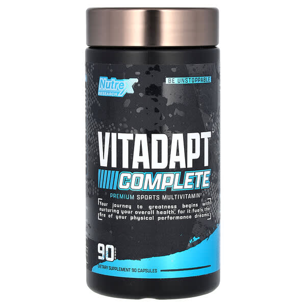 Nutrex Research, Vitadapt Complete, Premium Sports Multivitamin, 90 Capsules