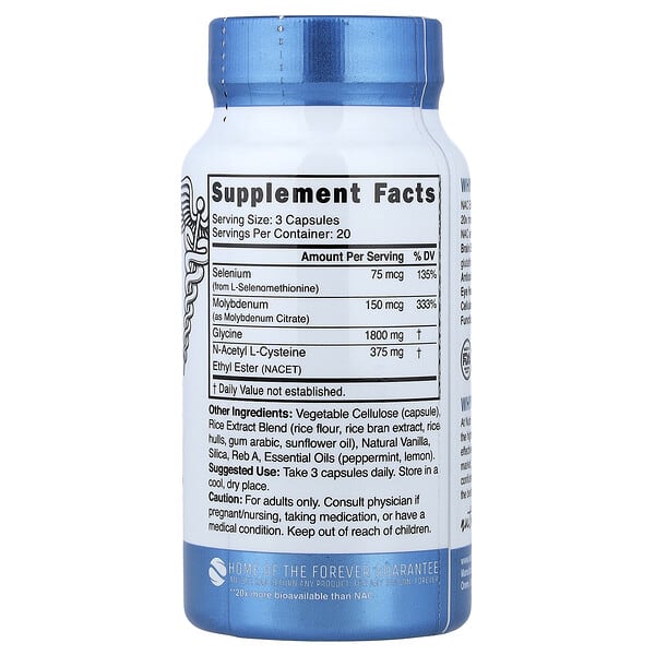 Alternative view of Nutri, Glynac-ET, 60 Vegan Capsules