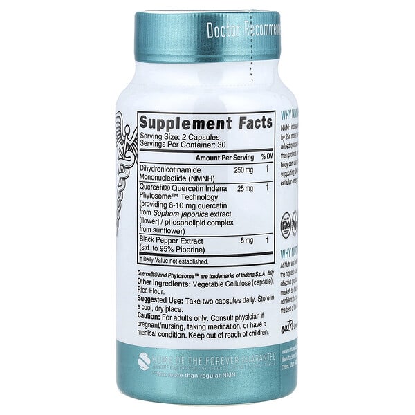 Alternative view of Nutri, NMNH, Max Strength, 60 Vegan Capsule