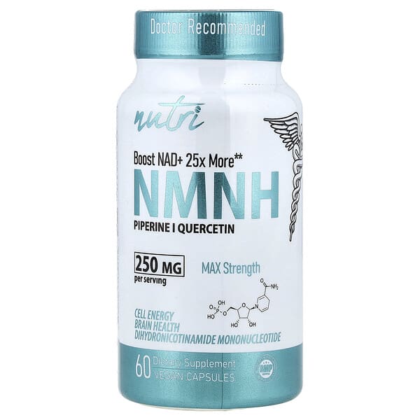 Nutri, NMNH, Max Strength, 60 Vegan Capsule