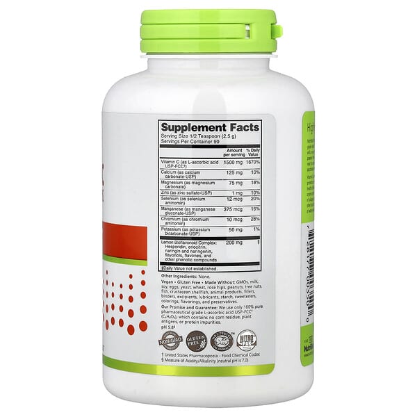Alternative view of NutriBiotic, Immunity, Ascorbate Bio-C Powder, Vitamin C With Bioflavonoids And Minerals, 8 oz (227 g)