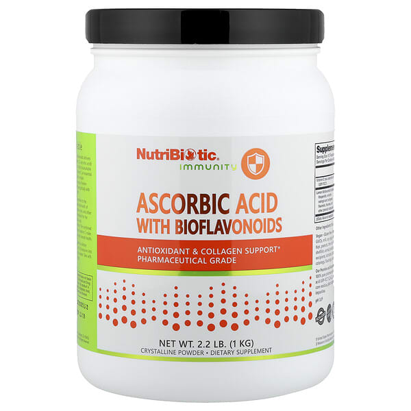 NutriBiotic, Immunity, Ascorbic Acid with Bioflavonoids, 2.2 lb (1 kg)