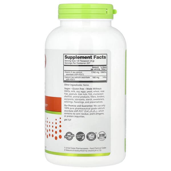 Alternative view of NutriBiotic, Immunity, Calcium Ascorbate, 16 oz (454 g)