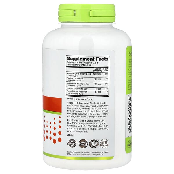 Alternative view of NutriBiotic, Immunity, Hypo-Aller C, Vitamin C with Calcium, Magnesium, Potassium & Zinc, 8 oz (227 g)