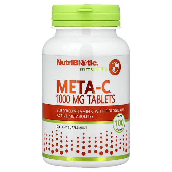 NutriBiotic, Immunity, Meta-C®, 100 Vegan Tablets