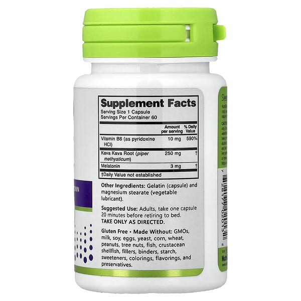 Alternative view of NutriBiotic, Sleep, MetaRest®, 60 Capsules