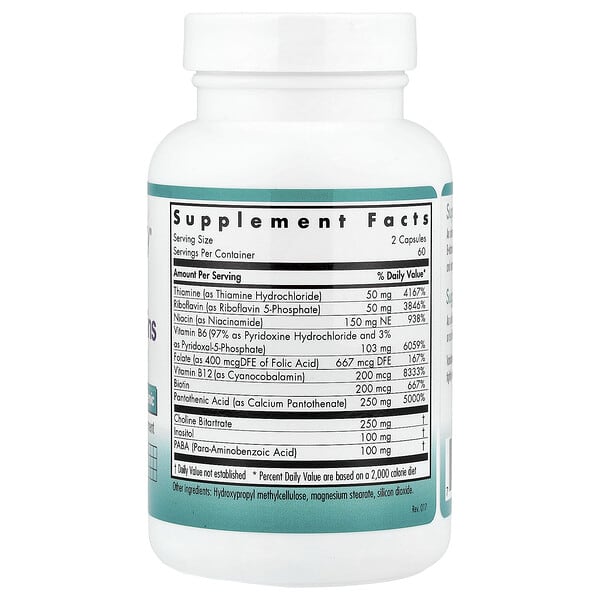Alternative view of Nutricology, Super B Vitamins, 120 Vegetarian Capsules