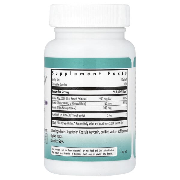 Alternative view of Nutricology, Vitamin D3 Complete 5000, 120 Veggie Softgels