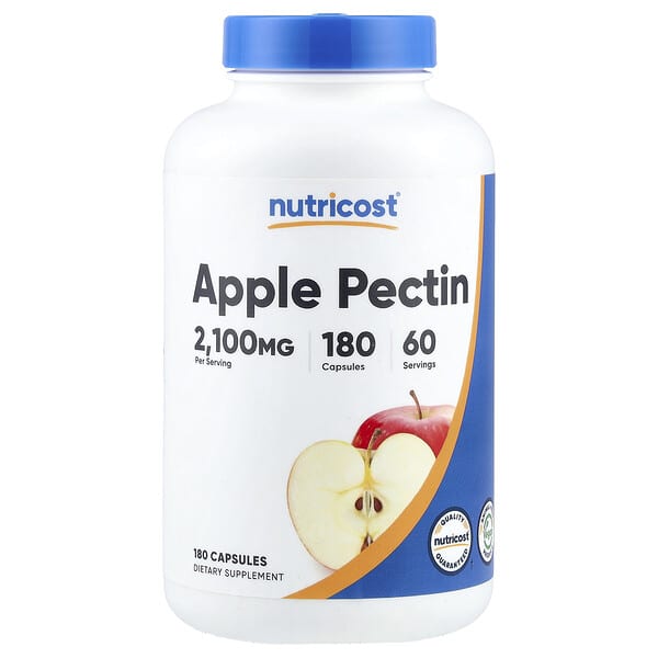 Nutricost, Apple Pectin, 180 Capsules (700 mg per Capsule)