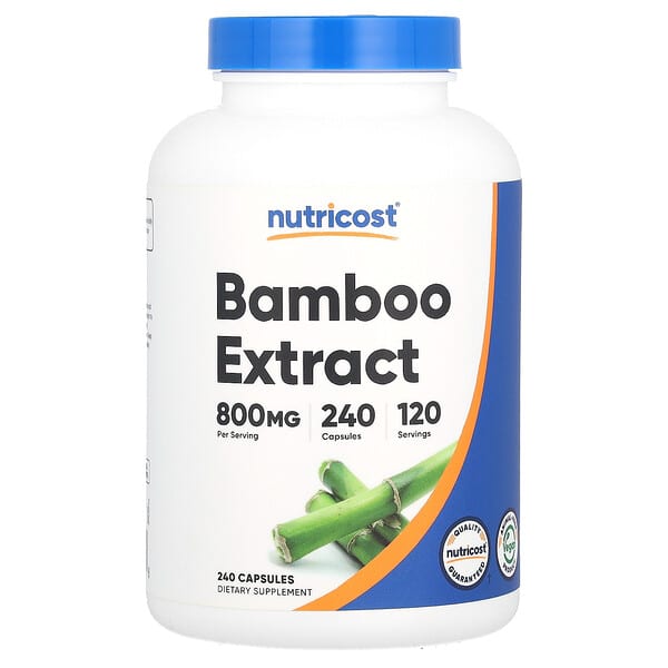 Nutricost, Bamboo Extract, 240 Capsules (400 mg per Capsule) 2 Nutricost, Bamboo Extract, 240 Capsules (400 mg per Capsule)