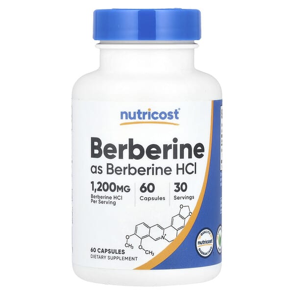 Nutricost, Berberine, 60 Capsules (600 mg per Capsule)