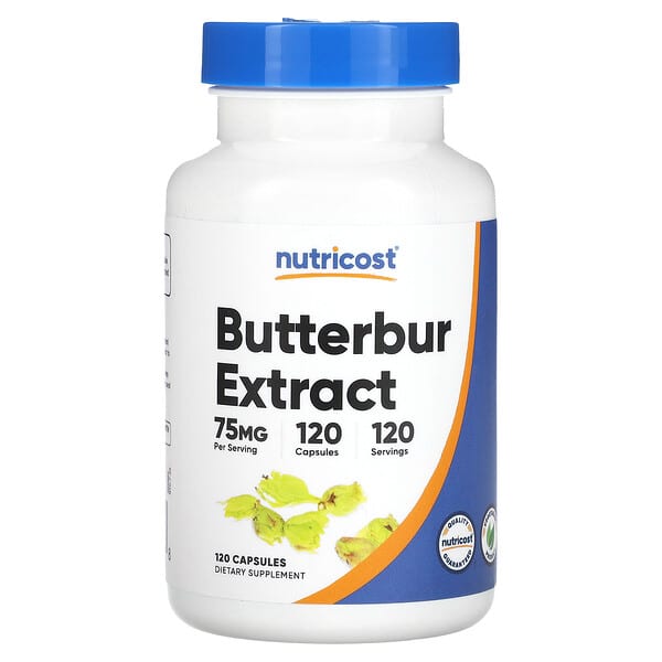 Nutricost, Butterbur Extract, 75 mg, 120 Capsules 4 Nutricost, Butterbur Extract, 75 mg, 120 Capsules